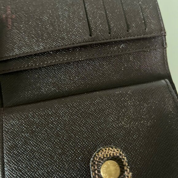 Louis Vuitton Damier Ebene French Kisslock Wallet - Picture 8 of 10